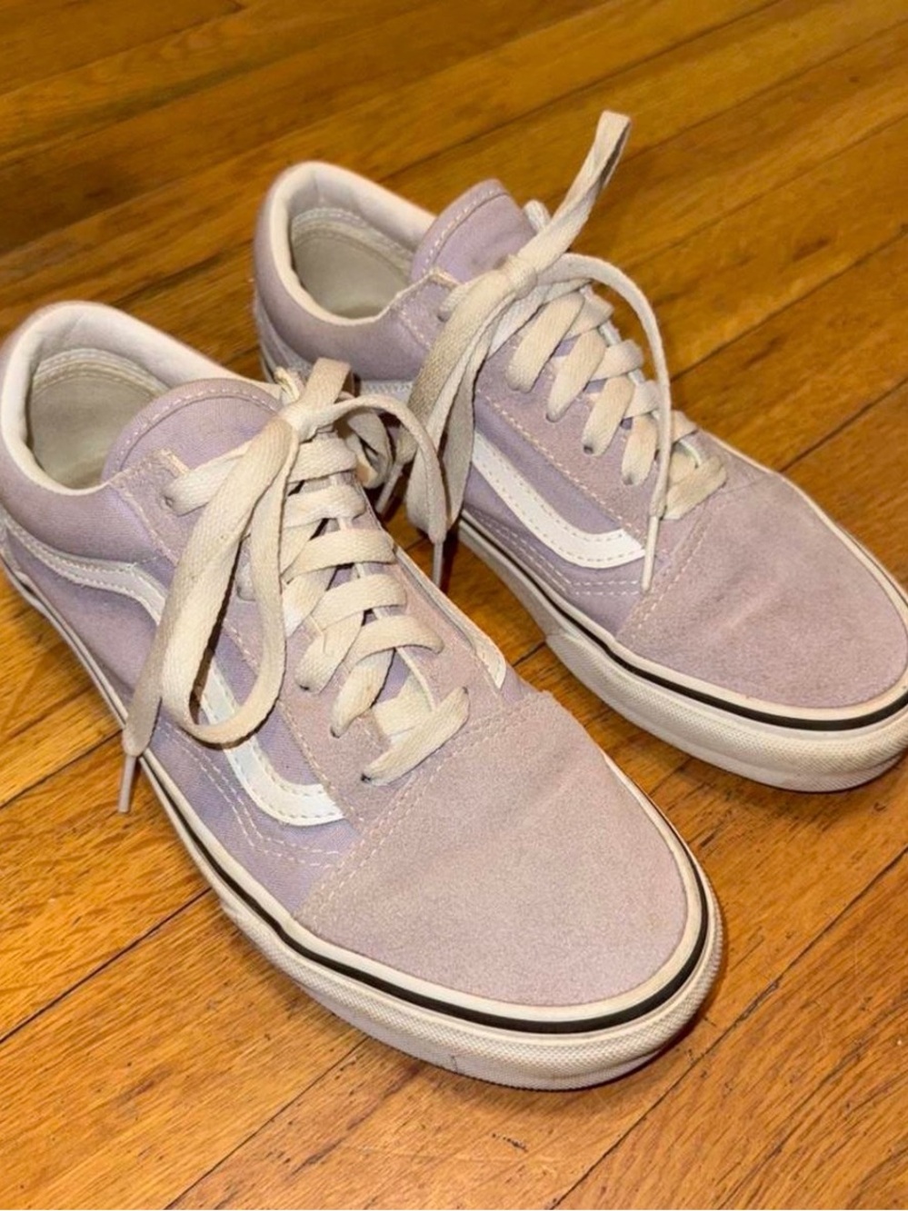 Vans Old Skool Suede Sneakers in Purple/Lavender